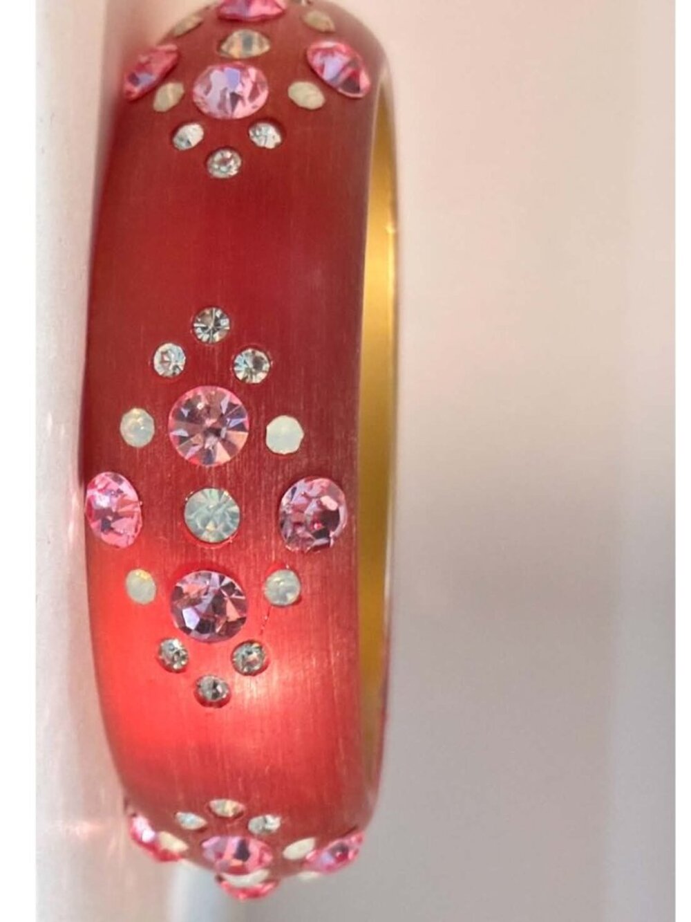 Lucite Bangle Bracelet - Picture 2 of 4